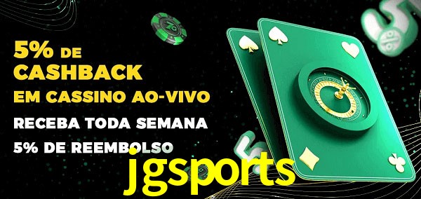 Promoções do cassino ao Vivo jgsports